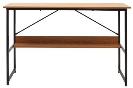 Компьютерный стол LUCIA H475 дуб натуральный, черный каркас