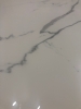 Стол CORNER 120 GLOSS STATUARIO WHITE SINTERED STONE, BLACK