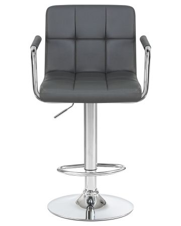 Стул барный KRUGER ARM серый