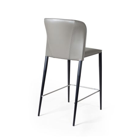 Стул полубарный Albert кожа тауп