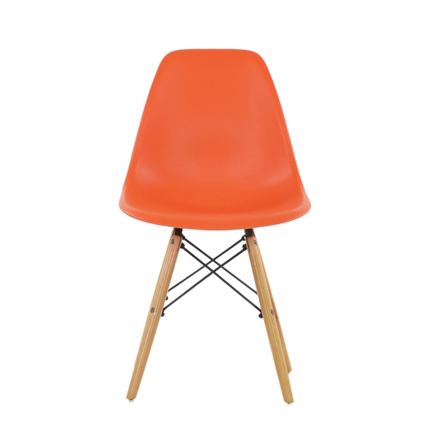 Стул Eames style оранжевый