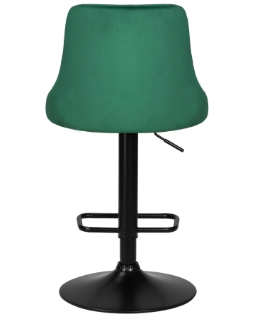 Набор 2 шт Стул барный JOSEPH BLACK, зеленый велюр (MJ9-88)