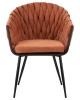 Стул обеденный MATILDA оранжевая ткань LAR 275-27 Стул обеденный MATILDA оранжевая ткань LAR 275-27