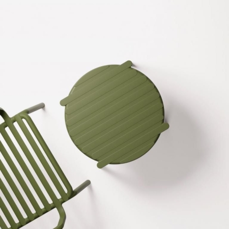 Столик пластиковый журнальный Doga зеленый