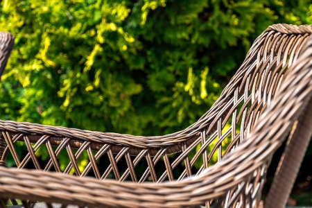 "Латте" плетеное кресло из искусственного ротанга, коричневый