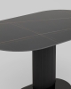 Стол обеденный Mystery 130х80 см черный керамика