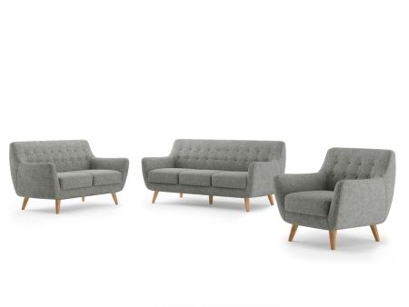 Диван Picasso трехместный серый