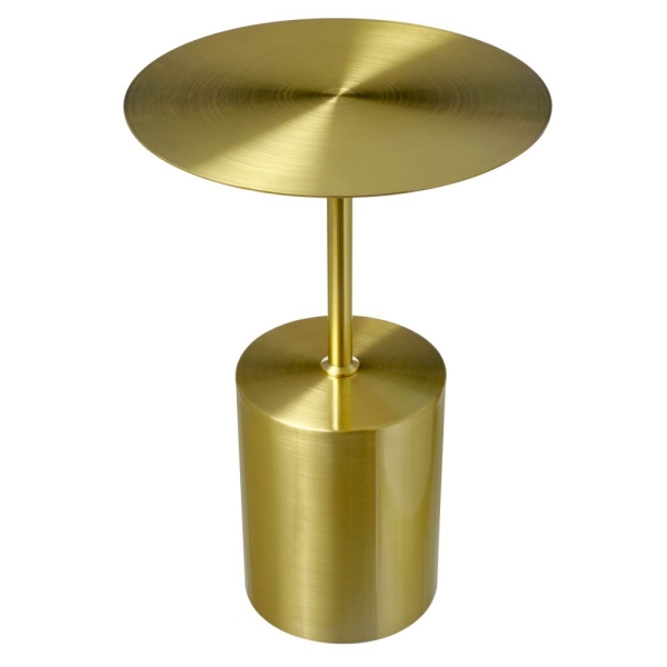Кофейный столик Solid диам. 40см x 58см, золотой, металл