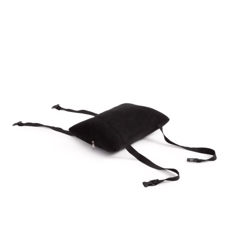 Кресло DRIVER флок и ткань, черный и серый