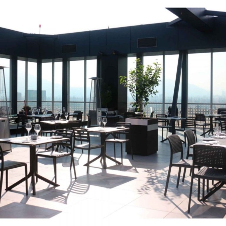 Стул пластиковый Costa Bistrot, антрацит