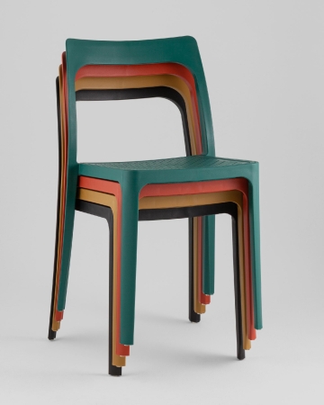 Стул обеденный Marty пластиковый темно-бирюзовый Стул обеденный Marty пластиковый темно-бирюзовый