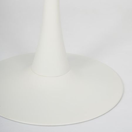 Стол TULIP (011) металл, мдф, 90*74, белый