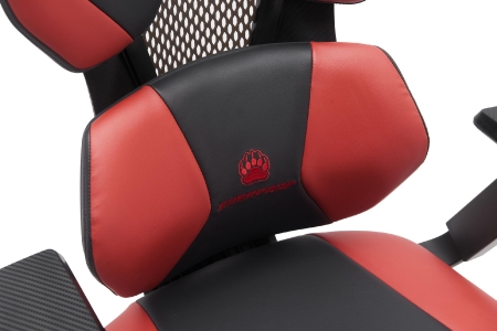 Стул для геймера Tiger экокожа красный