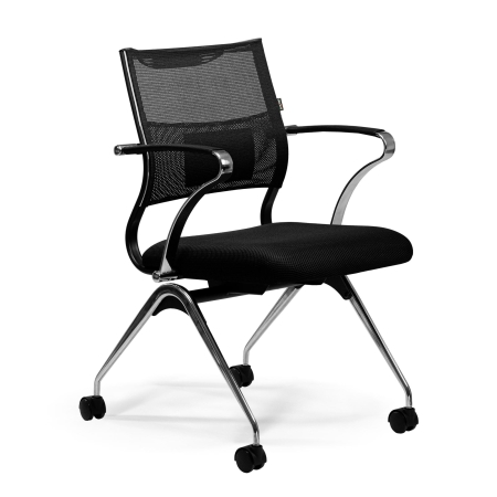 Кресло ErgoLife Sit Air M4-290K неповоротное основание, каркас стальной хромированный, на колесиках