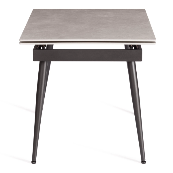 Стол обеденный Lord Grey/Лорд Грей светло-серый и черный