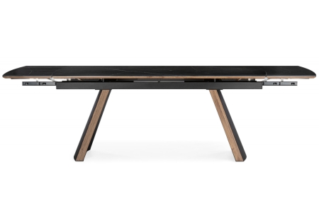 Керамический стол Симмонс 180(260)x90 shakespeare black, черный Керамический стол Симмонс 180(260)x90 shakespeare black, черный