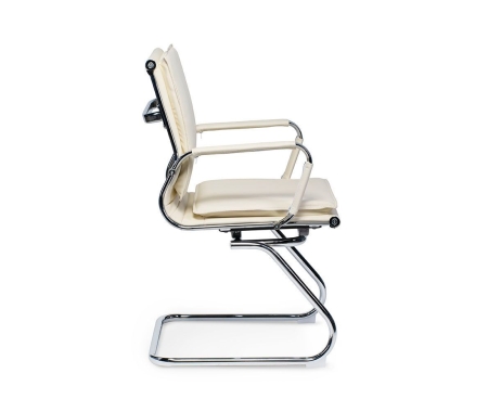 Кресло офисное Харман CF ivory слоновая кость экокожа