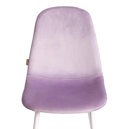 Стул BREEZE (mod. JSC-58) велюр и металл, фиолетовый и белый Стул BREEZE (mod. JSC-58) велюр и металл, фиолетовый и белый
