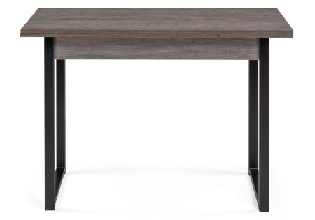 Стол деревянный Форли 110(170)х67х77 рошелье, черный матовый