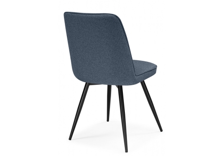 Стул на металлокаркасе Texas 3 поворотный синий, черный