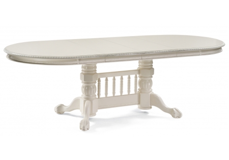 Стол деревянный Кантри 160 овальный крем