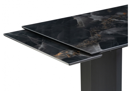 Керамический стол Монерон 200(260)х100х77 черный