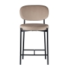 Стул полубарный MASO велюр бежевый