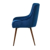 Стул 9-19A синий LF2635-3, коричневый