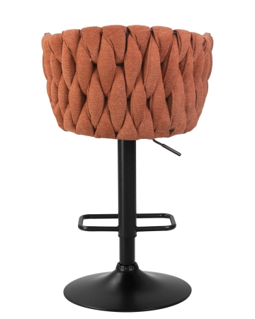 Стул барный LEON оранжевая ткань LAR 275-27 Стул барный LEON оранжевая ткань LAR 275-27