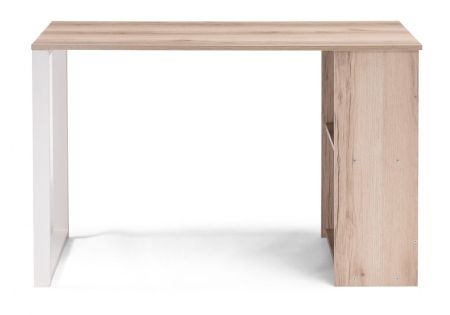 Стол Битти Лофт 116 дуб делано светлый, белый матовый