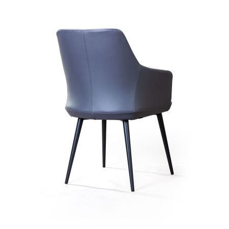 Стул с подлокотниками FRANK рогожка комби серый Стул с подлокотниками FRANK рогожка комби серый