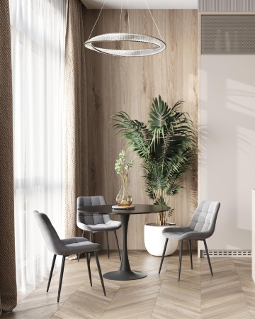 Стол Tulip D100 черный