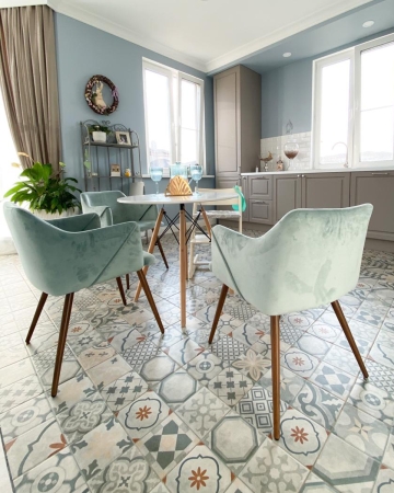 Стол круглый Eames DSW NEW D70 белый