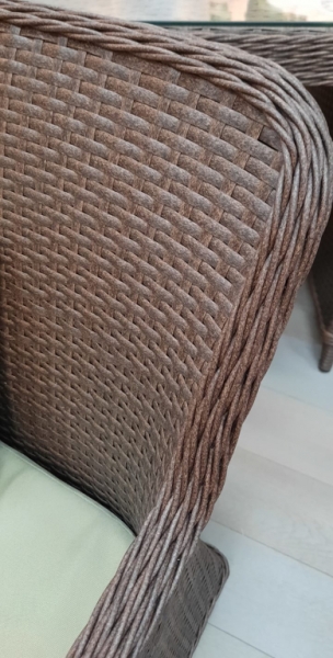 Кресло плетеное с подушками Tagliamento Barcelona Кресло плетеное с подушками Tagliamento Barcelona