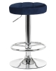Табурет барный BRUNO синий велюр MJ9-117