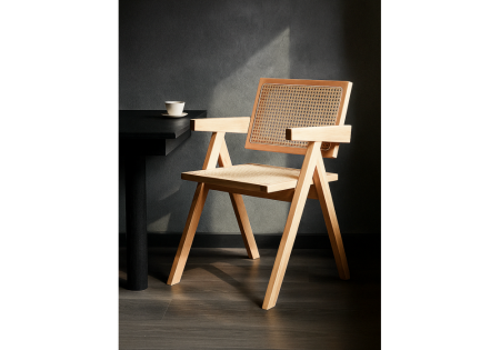 Стул деревянный Rattan wood