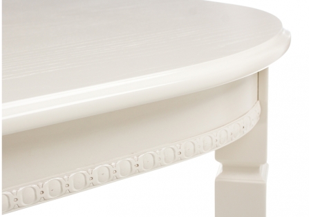 Стол деревянный Romeo молочный без патины