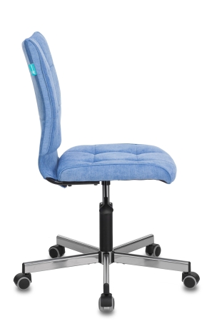 Кресло CH-330M и VELV86 голубой Velvet 86, крестовина металл