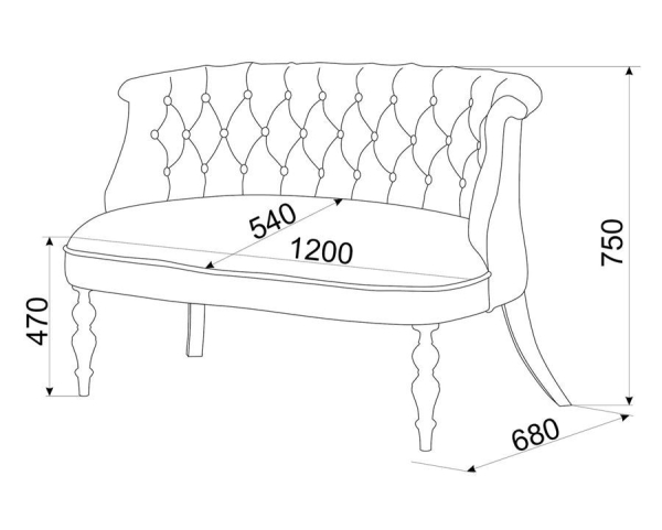 Диван Бархат темный тон, 9 - небесно-голубой