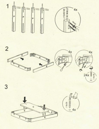 Стол "Вирго-1" крафт золотой, венге