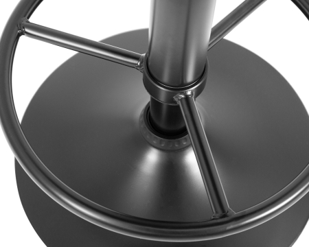 Табурет барный BRUNO черный, синий велюр MJ9-117