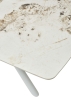 Стол RIVOLI 140 GLOSS LUXURY PANDORA SINTERED STONE, WHITE
