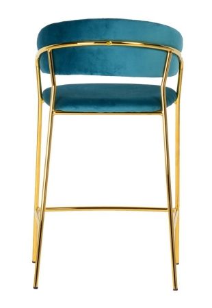 Полубарный стул Turin бирюзовый