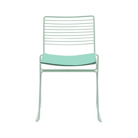 Стул обеденный Danny зеленый с подушкой
