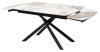 Стол RIVOLI 140 GLOSS LUXURY PANDORA SINTERED STONE, BLACK