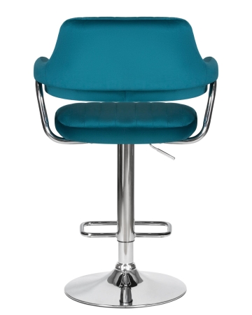 Набор 2 шт Стул барный CHARLY, морской волны велюр (MJ9-99)