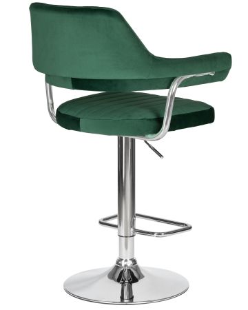 Стул барный CHARLY зеленый велюр MJ9-88