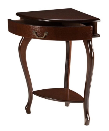 Консоль угловая "Элегант" орех Вис