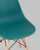 Стул Eames Style DSW темно-бирюзовый x4 (разборный каркас)