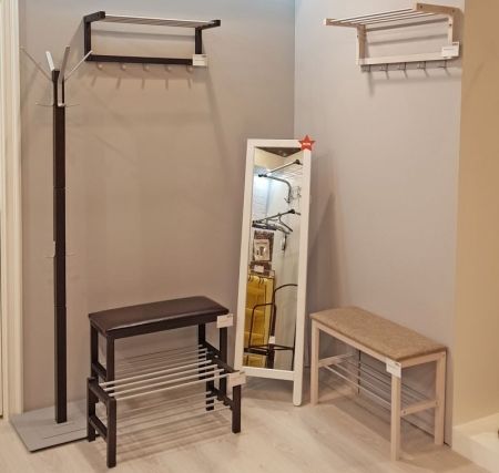 Банкетка Альберо SHT-B2 венге, коричневый, алюмимний металл